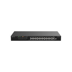 Reyee RG-ES126FGS-LP 26 Portlu, 10/100 Fast Ethernet, Tak Çalıştır Switch, 2 Gigabit Uplink, 1 Gigabit Combo, 24 Port PoE+ (180W)