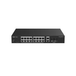 Reyee RG-ES220GS-LP 20 Portlu, 10/100/1000 Gigabit, Yönetilebilir Switch, 2 SFP, 2 Gigabit RJ45 Uplink, 16 Port PoE+ (130W)