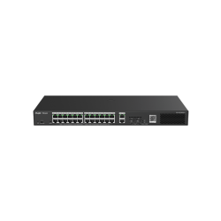 Reyee RG-ES228GS-P 28 Portlu, 10/100/1000 Gigabit, Yönetilebilir Switch, 2 SFP, 2 Gigabit RJ45 Uplink, 24 Port PoE+ (370W)