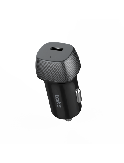 taks CP01 30W PD USB-C Araç Hızlı Şarj Aleti , Siyah