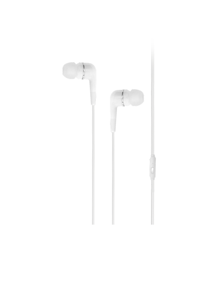 Taks E10 Mikrofonlu Kulak İçi Kulaklık Silikonlu Beyaz