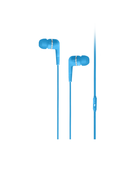 Taks E10 Mikrofonlu Kulak İçi Kulaklık Silikonlu Mavi