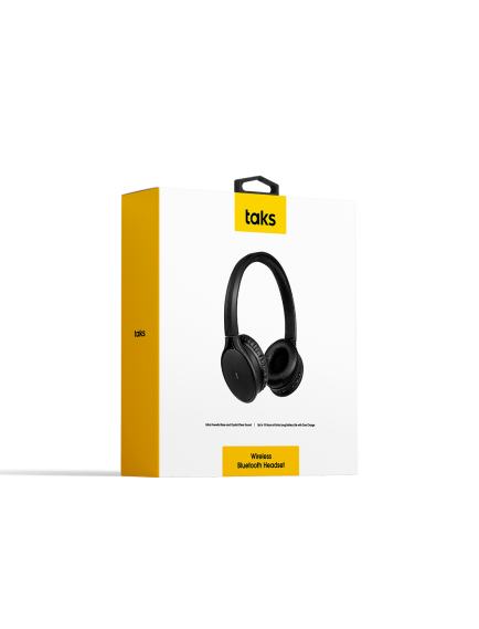 taks KU01 Kulaküstü Kablosuz Bluetooth Kulaklık Siyah