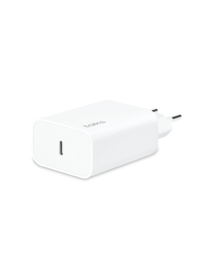 taks TP01 20W PD USB-C Seyahat Hızlı Şarj Aleti Beyaz