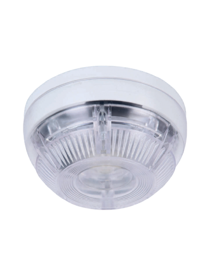 Teknim TFS-1182W Akıllı Adresli Dahili İzolatörlü Flaşörlü Yangın Alarm Sireni, Beyaz