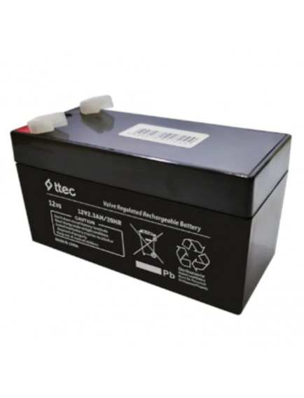 ttec 12vs 12V 2.3Ah Bakımsız Kuru Akü (TSS) (Yatay)