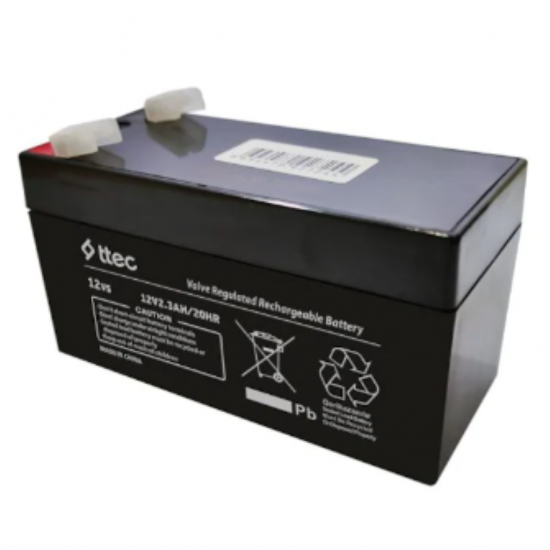 ttec 12vs 12V 2.3Ah Bakımsız Kuru Akü (TSS) (Yatay)