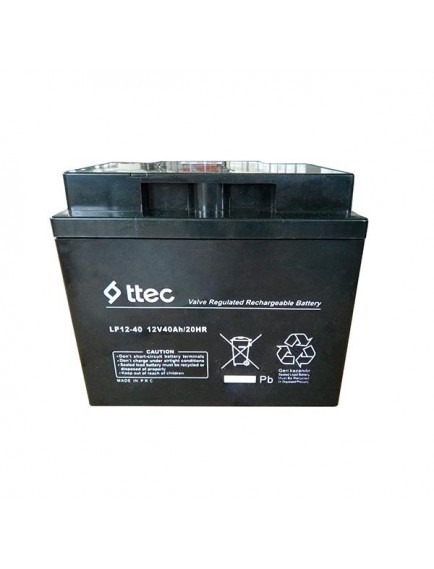 ttec 12vs 12V 40Ah Bakımsız Kuru Akü (TSS) -