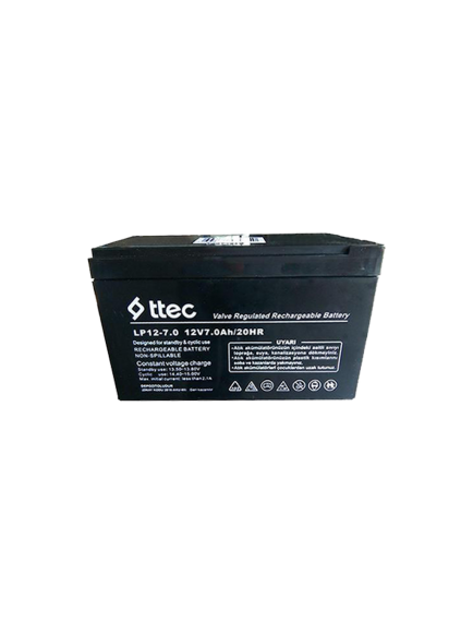 ttec 12vs 12V 7Ah Bakımsız Kuru Akü (TSS)