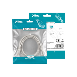 ttec KBL-PTCH-2MTG - CAT6 Patch Kablo 2m Gri (TSS)