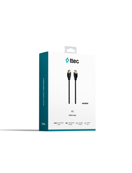 ttec 4K HDMI kablo 1.5mt Siyah