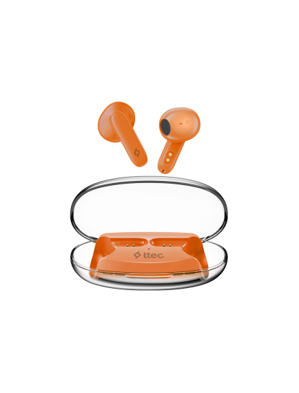 ttec AirBeat Glace Gerçek Kablosuz TWS Bluetooth Kulaklık- 2KM170 Mercan Turuncu