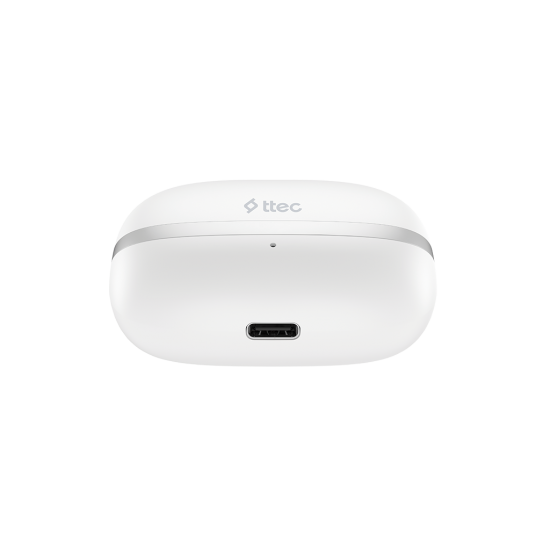 ttec AirBeat Pro Max Elips ANC Gerçek Kablosuz TWS Bluetooth Kulaklık-2KM182 Beyaz