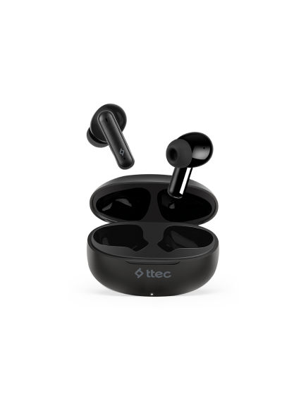 ttec AirBeat Twist Gerçek Kablosuz TWS Bluetooth Kulaklık- 2KM164 Siyah