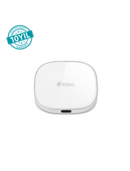 ttec AirCharger M MagSafe Özellikli Kablosuz Şarj Aleti Beyaz