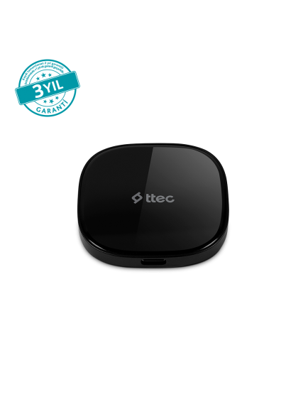 ttec AirCharger M MagSafe Özellikli Kablosuz Şarj Aleti Siyah