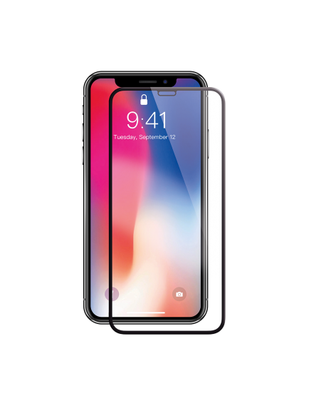 ttec AirGlass EdgeColor Cam Ekran Koruyucu Arka iPh. X Siyah