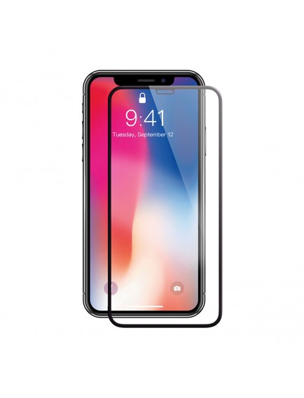 ttec AirGlass EdgeColor Cam Ekran Koruyucu iPh. XS Max - iPh.11 Pro Max Siyah