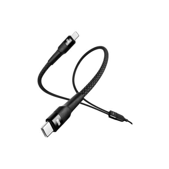 ttec AlumiCable Duo USB-C – 2* USB-C 100W 150cm Hızlı Şarj Kablosu