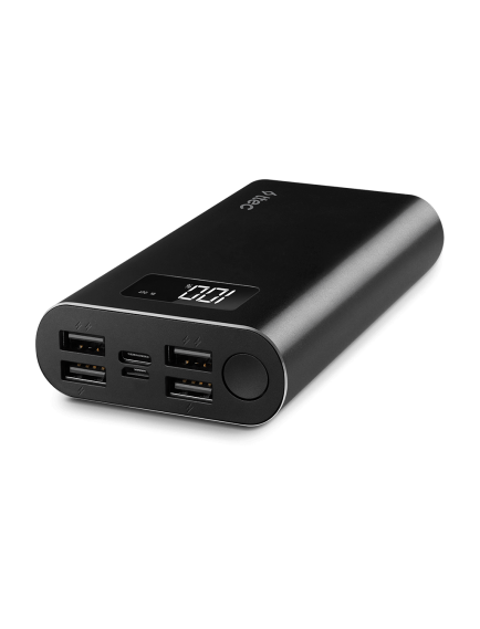 ttec AlumiSlim Multi LCD 20.000mAh Taşınabilir Şarj Aleti / Powerbank Siyah