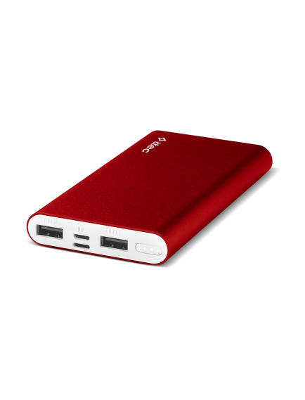 ttec AlumiSlim S 10.000mAh Taşınabilir Şarj Aleti / Powerbank Kırmızı