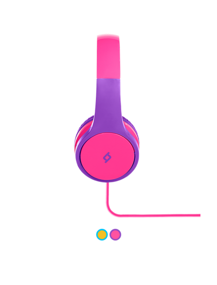 ttec Bubbles Kids Mikrofonlu Kulaküstü Kulaklık Mor / Pembe