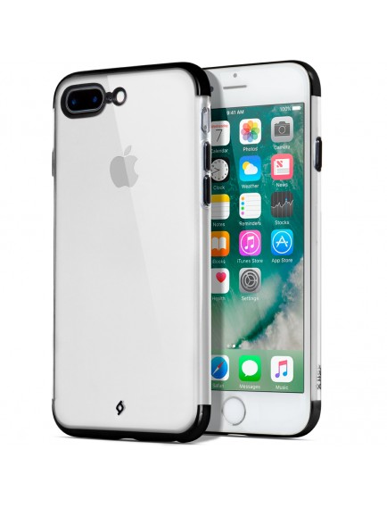 ttec ChromeClear Koruma Kılıfı iPh.8 Plus/7 Plus Simsiyah