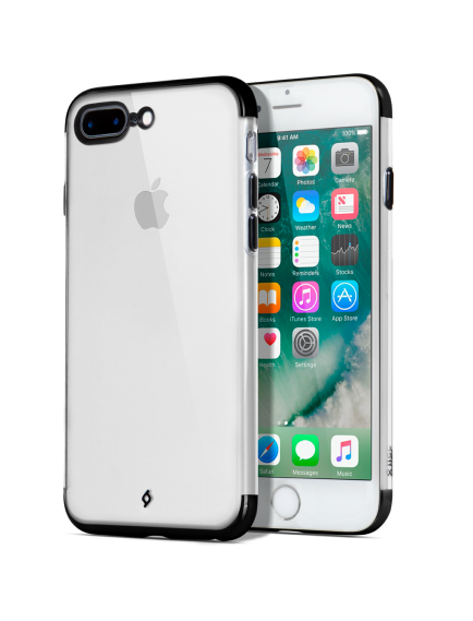 ttec ChromeClear Koruma Kılıfı iPh.8 Plus/7 Plus Simsiyah