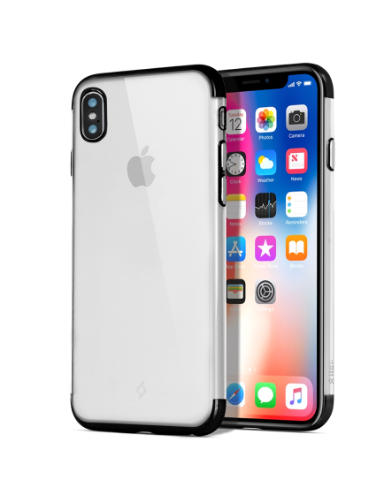 ttec ChromeClear Koruma Kılıfı iPh.X Simsiyah