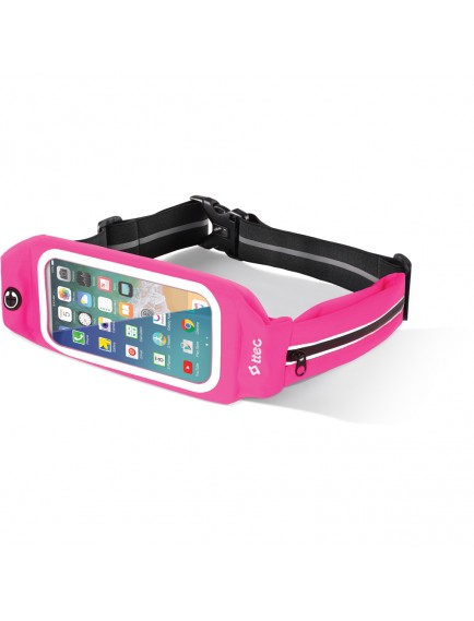 ttec EasyFit Belt Telefon Cepli Spor Bel Çantası Pembe