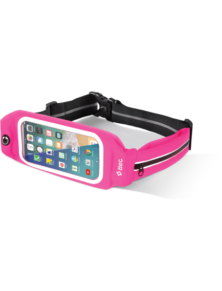 ttec EasyFit Belt Telefon Cepli Spor Bel Çantası Pembe