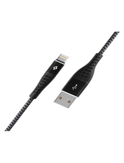 ttec ExtremeCable Ekstra Dayanıklı USB-A - Lightning  Şarj Kablosu 100cm Siyah