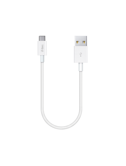 ttec MiniCable 30cm USB-A - USB-C Şarj Kablosu Beyaz