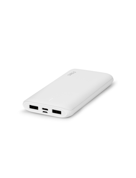 ttec PowerSlim Duo 10.000mAh Taşınabilir Şarj Aleti / Powerbank Beyaz