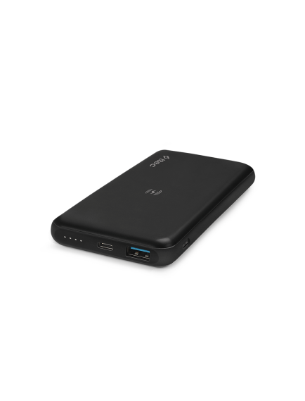 ttec PowerSlim Pro W 10.000mAh QI/PD/QC 3.0 Taşınabilir Hızlı Şarj Aleti / Powerbank Siyah