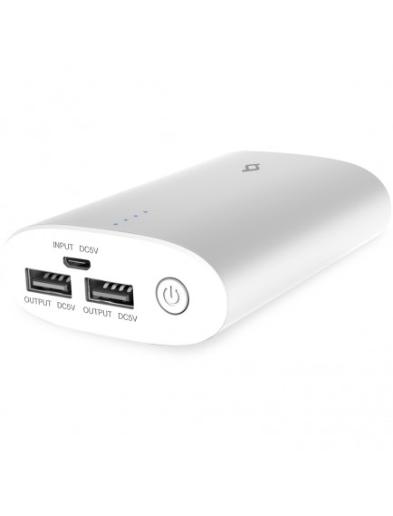 ttec ReCharger Duo 10.000mAh Ultra Kompakt Premium Taşınabilir Şarj Aleti / Powerbank Beyaz