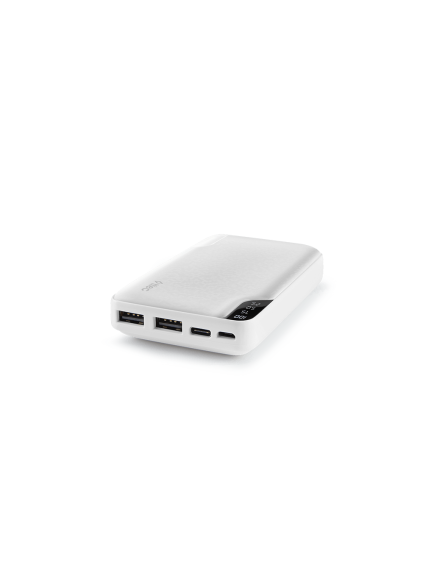 ttec ReCharger Duo LED 10.000mAh Taşınabilir Şarj Aleti / Powerbank Beyaz