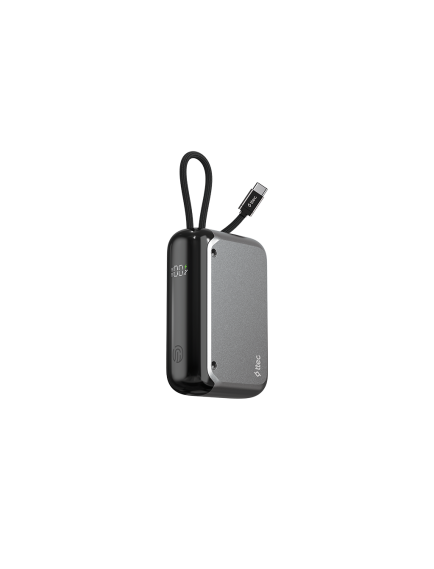 ttec ReCharger LCD 10.000mAh PD 30W USB-C Dahili Kablolu Taşınabilir Hızlı Şarj Aleti/Powerbank- 2BB228