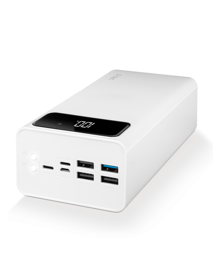 ttec ReCharger Mega 50.000 mAh PD 20W Taşınabilir Hızlı Şarj Aleti / Powerbank Beyaz