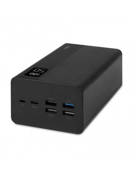 ttec ReCharger Mega LCD 50.000 mAh PD 20W Taşınabilir Hızlı Şarj Aleti / Powerbank Siyah