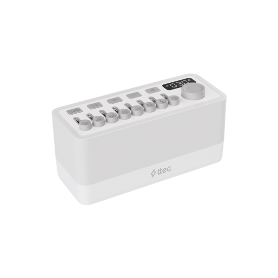 ttec Somno 3’ü1 Arada Taşınabilir Kablosuz Bluetooth Beyaz Gürültü Hoparlör