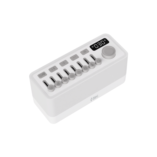 ttec Somno 3’ü1 Arada Taşınabilir Kablosuz Bluetooth Beyaz Gürültü Hoparlör