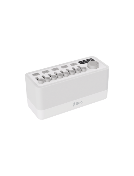 ttec Somno 3’ü1 Arada Taşınabilir Kablosuz Bluetooth Beyaz Gürültü Hoparlör