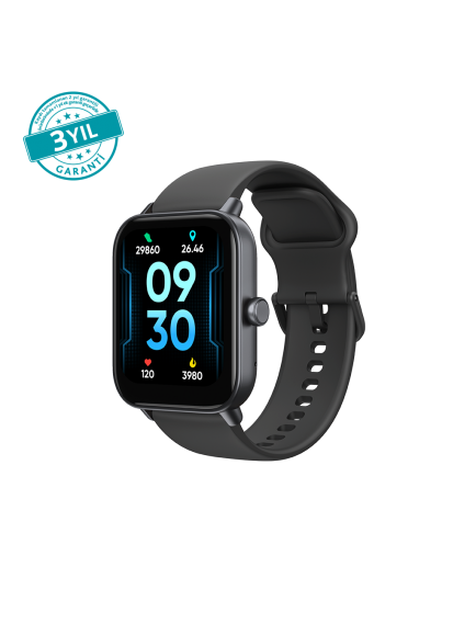 ttec Tempus 46 mm  Dikdörtgen Kasa Akıllı Saat 2SW01 Siyah