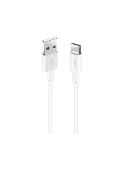 ttec USB-A - USB-C Şarj Kablosu Beyaz