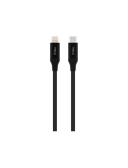 ttec USB-C - Lightning Hızlı Şarj Kablosu 150cm Siyah