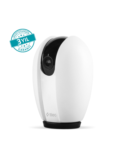 ttec Wizi Pro Full HD 360 Derece Tak Çalıştır Wi-Fi Akıllı Kamera