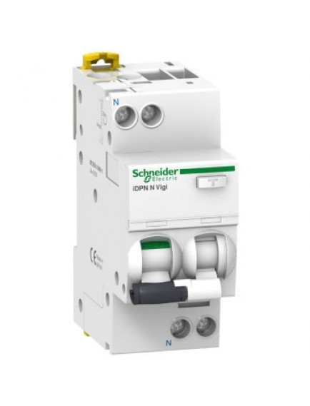 Schneider Kaçak akım korumalı sigorta (RCBO) iDPN N Vigi - 1P + N - 10A - 30mA sınıf AC