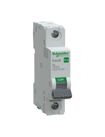 Otomatik Sigorta, Easy9 Pro, 10kA, B-Eğrisi, 1-Kutup, 6A