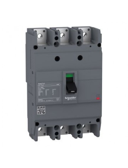 Schneider devre kesici Easypact EZC250H - TMD - 160 A - 3 kutup 3d